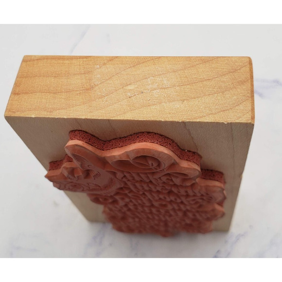 Fish Hook Line And Sinker PSX Wood Mounted Rubber Stamp G-1635 - Picture 2 of 7